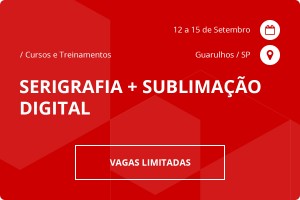 Curso Presencial Serigrafia e Sublimação Digital