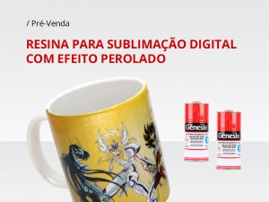 Resina para Sublimacao com Efeito Perolado