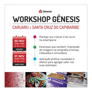 Workshops Gênesis Pernambuco Novembro 2018